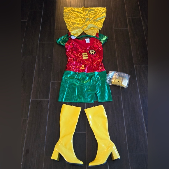 Teen Titans Go Robin Costume Size Small - Picture 2 of 6